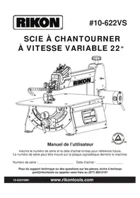 Notice RIKON 10-622VS Scie