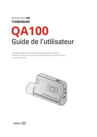 Notice Thinkware QA100 Dashcam