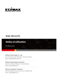 Notice Edimax IEW-7811UTC Carte réseau / adaptateur