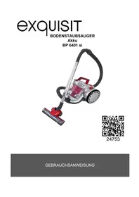 Notice Exquisit BP 6401 SI Aspirateur