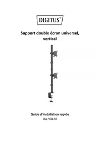 Notice Digitus DA-90438 Support écran plat
