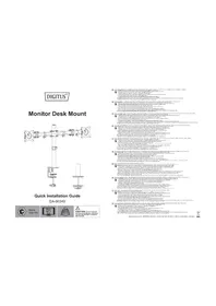 Notice Digitus DA-90349 Support écran plat