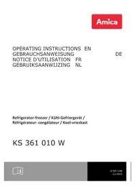 Notice AMICA KS 361 010 W Réfrigérateur