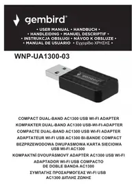 Notice Gembird WNP-UA1300-03 Wifi répéteur