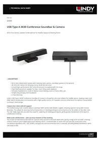 Notice Lindy 43905 Webcam