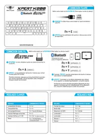 Notice SPIRIT OF GAMER XPERT-K200 Clavier