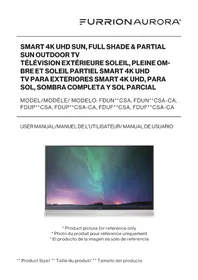 Notice Furrion AURORA FDUN65CSA Téléviseur