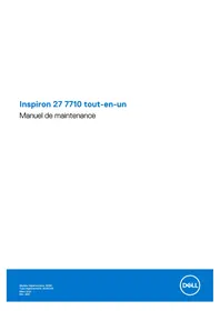 Notice DELL INSPIRON 27 7710 ALL-IN-ONE Ordinateur de bureau