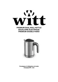 Notice Witt WPDW1000SS Machine à café