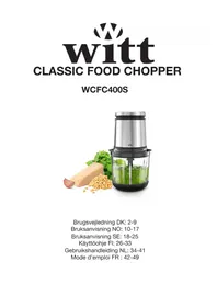 Notice Witt WCFC400S Robot ménager