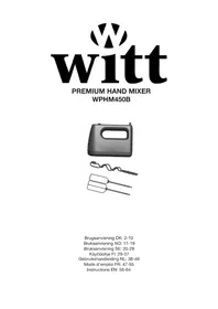 Notice Witt WPKS5S Balances de cuisine