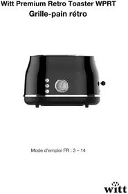 Notice Witt WPRT Grille-pain