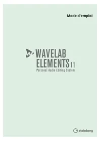 Notice STEINBERG WAVELAB ELEMENTS 11 Licence de logiciel & extension