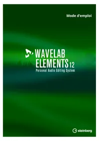 STEINBERG WaveLab Elements 12 - Logiciel audio