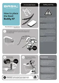 Notice Basil BUDDY KF Accessoire de vélo