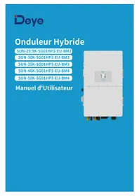Notice Deye SUN-40K-SG01HP3-EU-BM4 Chargeur de piles