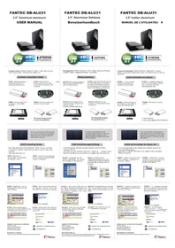 Notice Fantec DB-ALU31 Disque dur externe