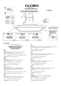 Notice Globo 41595D1 Lampe