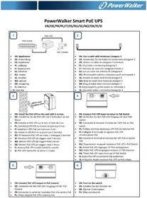 Notice PowerWalker SMART POE UPS Alimentation d'énergie non interruptible