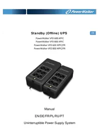 Notice PowerWalker VFD 600 APFC Alimentation d'énergie non interruptible