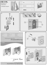 Notice My Wall HB 6 WL Support des enceintes