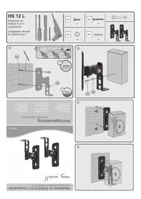 Notice My Wall HS 12 L Support des enceintes