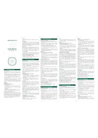 Notice Frient MOTION SENSOR Détecteur de mouvements