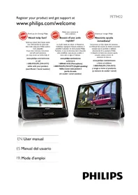 Notice PHILIPS PET9422 Lecteur DVD portable
