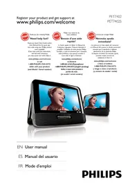 Notice PHILIPS PET7402S Lecteur DVD portable