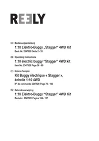 Notice Reely STAGGER Jouet radiocommandé