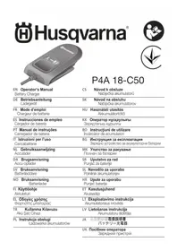 Notice HUSQVARNA ASPIRE P4A 18-C50 Chargeur de batterie