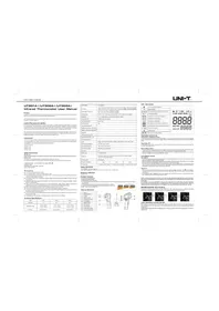 Notice Uni-T UT303A+ Thermomètre