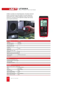 Notice Uni-T UT306A Thermomètre