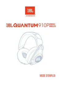 Notice JBL QUANTUM 910P Casque