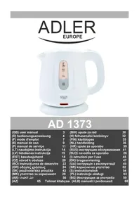 Notice ADLER AD 1373 Bouilloire