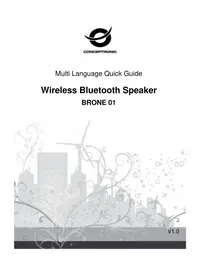 Notice CONCEPTRONIC BRONE01B Haut-parleur