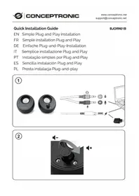 Notice CONCEPTRONIC BJORN01B Haut-parleur