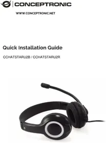 Notice CONCEPTRONIC CCHATSTARU2R Casque