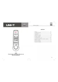 Notice Uni-T A63 Thermomètre