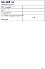 Notice Pelgrim OP560MAT Four