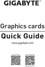 Notice GIGABYTE GEFORCE RTX 4060 TI EAGLE OC ICE 8G Carte graphique