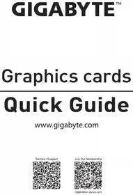 Notice GIGABYTE GEFORCE RTX 4060 EAGLE OC ICE 8G Carte graphique