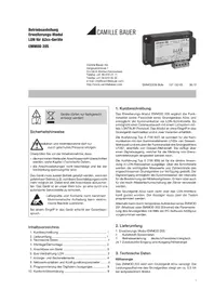 Notice Gossen Metrawatt EMMOD205 Non catégorisé