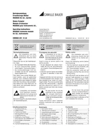 Notice Gossen Metrawatt EMMOD201 Non catégorisé