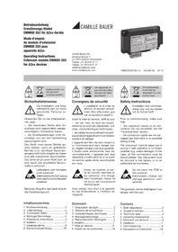 Notice Gossen Metrawatt EMMOD203 Maison intelligente
