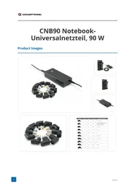 Notice CONCEPTRONIC CNB90 Chargeur téléphone portable