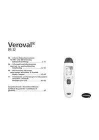 Notice Hartmann VEROVAL DS 22 Thermomètre