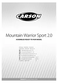Notice Carson MOUNTAIN WARRIOR SPORT 2.0 Maquettisme