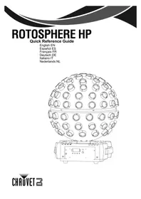 Notice Chauvet ROTOSPHERE HP Equipement DJ