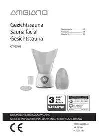 Notice Ambiano GT-GS-03 Sauna facial